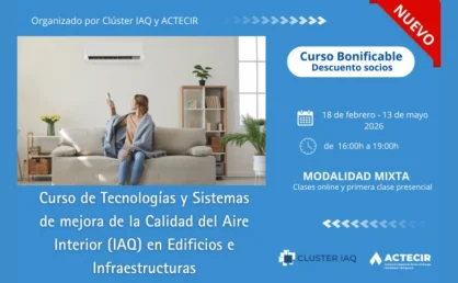 curso calidad del aire interior atecyr y cluster iaq