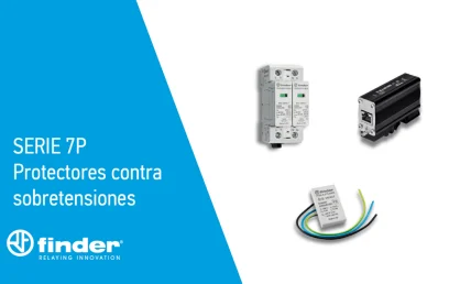 finder serie 7p protectores sobretensiones