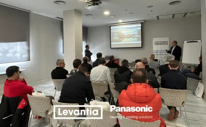 jornadas formativas de panasonic para instaladores de levantia valencia