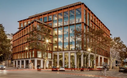 sistemas wicona edificio inspire barcelona