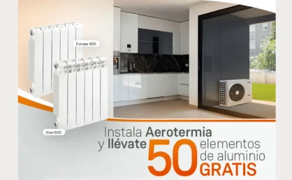 ferrol promocion aerotermia con radiadores gratis