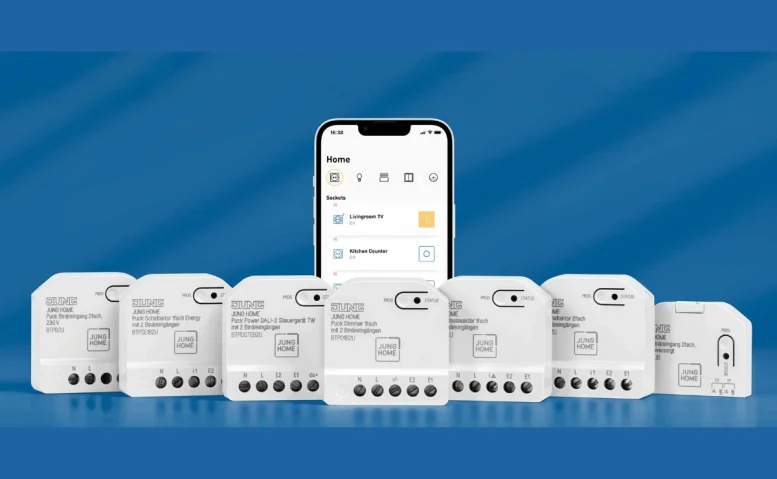 jung home pucks para automatizacion viviendas