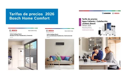 tarifas de precios 2026 bosch home comfort