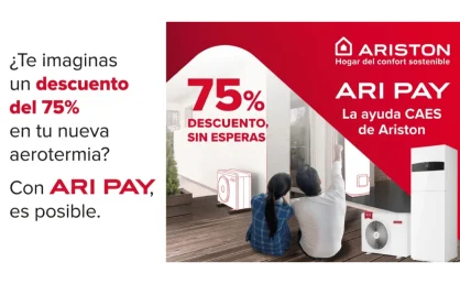 ariston amplia ayudas ari pay para aerotermia