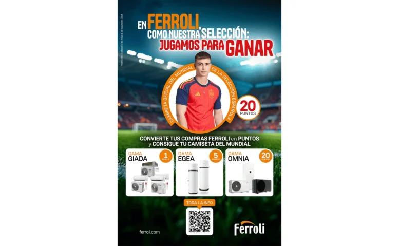 promocion ferroli conigue camiseta seleccion española mundial