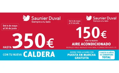 saunier duval nuevas promociones climatizacion 2026