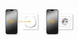 jung cargadores magneticos pared para smartphones