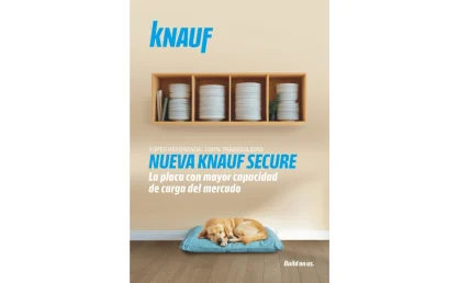 knauf secure placa yeso laminado mayor capacidad de carga