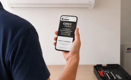 GREE refuerza la fidelización del instalador con GREE Partners y un programa basado en cashback y ventajas exclusivas