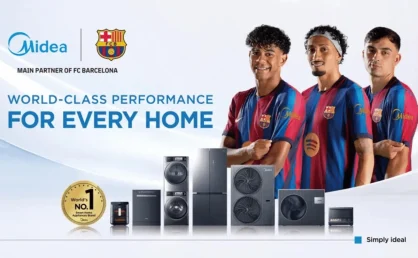 midea alianza cinco años con fc barcelona