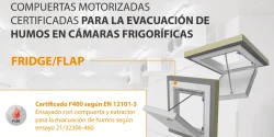 sodeca soluciones f400 para camaras frigorificas fridge flap