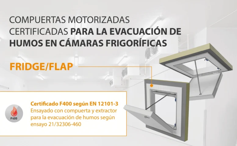 sodeca soluciones f400 para camaras frigorificas fridge flap