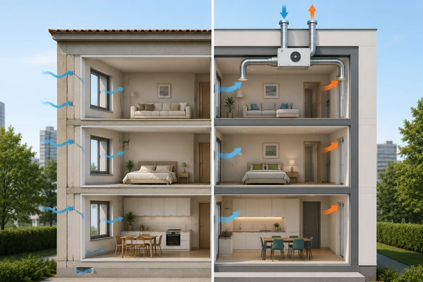 ventilacion en rehabilitacion de edificios