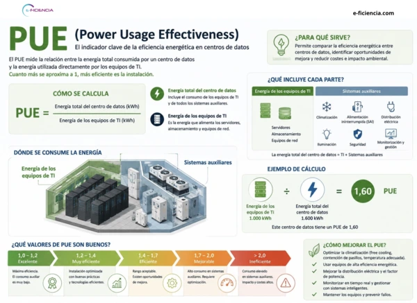 infografia pue centros de datos eficientes