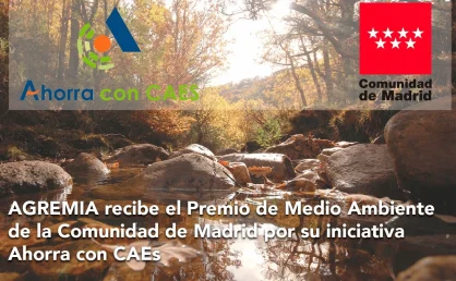 agremia gana premio medio ambiente por ahorra caes