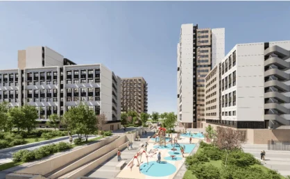 lg instalara multi v I r-32 en flex living en valdebebas